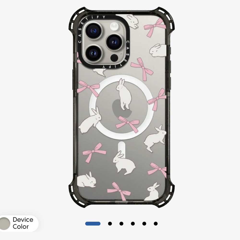 Casetify Rabbit Ribbon Bounce iPhone 15 Pro Max Case